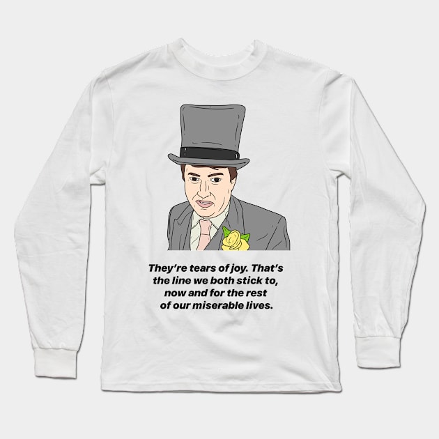 MARK CORRIGAN | TEARS OF JOY Long Sleeve T-Shirt by tommytyrer